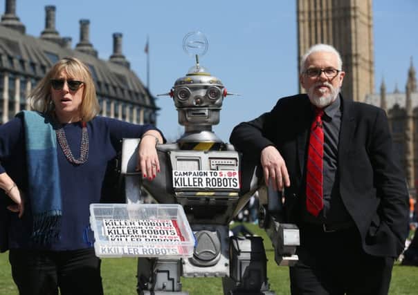 Prof Noel Sharkey fears a robotic arms race, involving technologically advanced nations like the UK, US, China and Russia. Picture: Getty