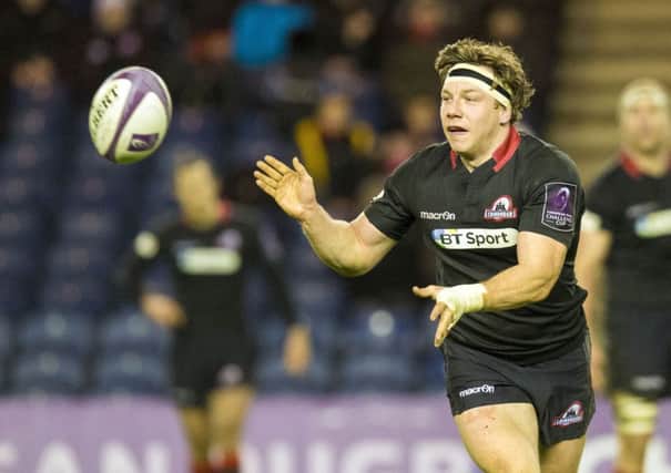Edinburgh flanker Hamish Watson is relishing a head-to-head clash with Scotland team-mate Blair Cowan. Picture: SNS