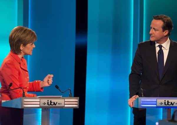 A Daily Telegraph article claimed Sturgeon expressed her desire to see David Cameron remain as PM. Picture: Getty/ITV