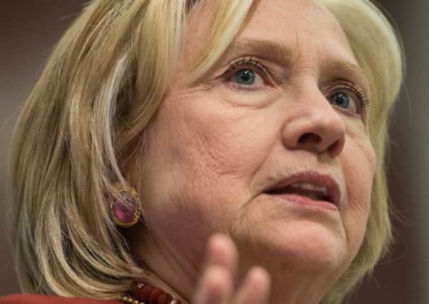 Hillary Clinton alleged to have lashed out at husband Bill. Picture: Getty
