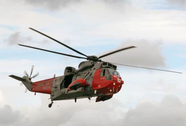 Royal Navy rescue helicopters are taking part in the search operation. Picture: Wiki Commons