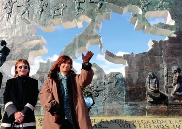 Argentinas President Cristina Fernandez de Kirchner said Britain should spend its money on food. Picture: Getty