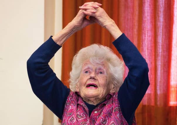 Connie Dennison has been teaching classes in Dunfermline for 40 years. Picture: Mark Ferguson