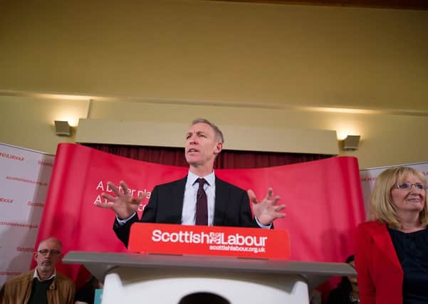Jim Murphy officially launches the party's campaign and pledge card. Picture: John Devlin.
