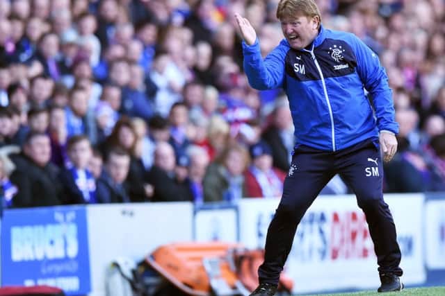 Rangers manager Stuart McCall. Picture: SNS