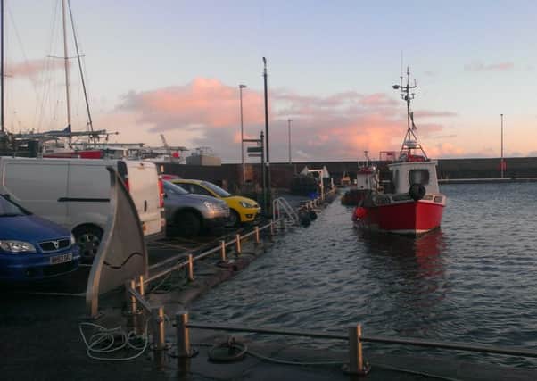 The remains were brought back to Arbroath Harbour. Picture: JP
