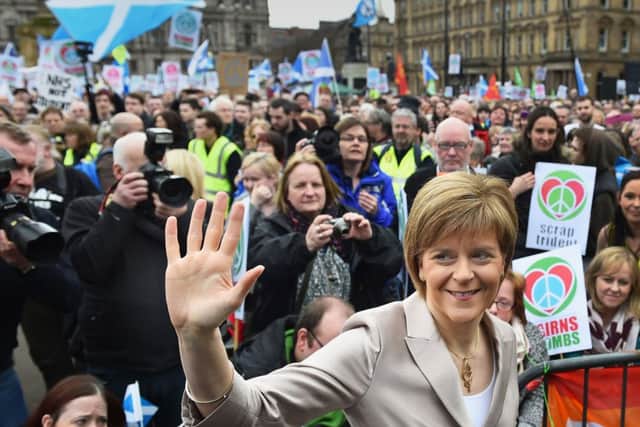 First Minister Nicola Sturgeon: 'Wrong on the big issues'. Picture: Getty