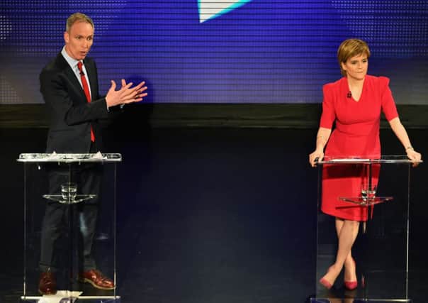The hostilities between the pair soon began. Picture: Getty