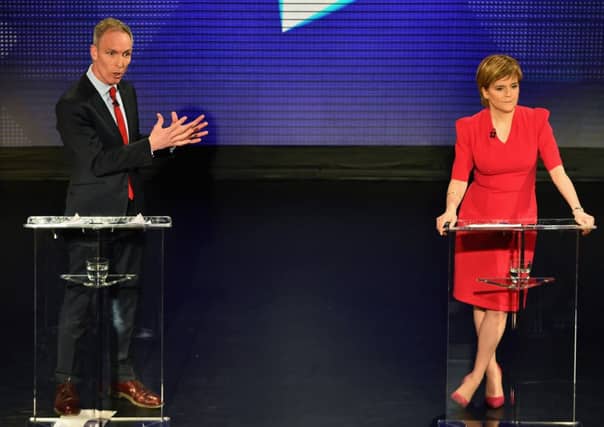 The hostilities between the pair soon began. Picture: Getty