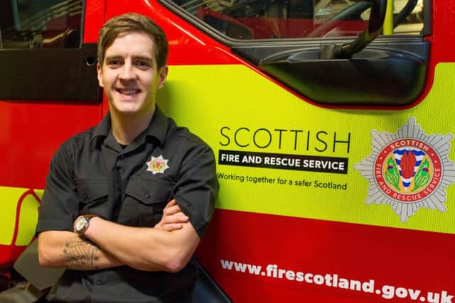 Stevie McCrorie on the dayjob. Picture: Contributed