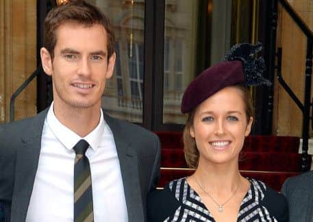 Andy Murray and Kim Sears will wed on Saturday. Pic: Getty