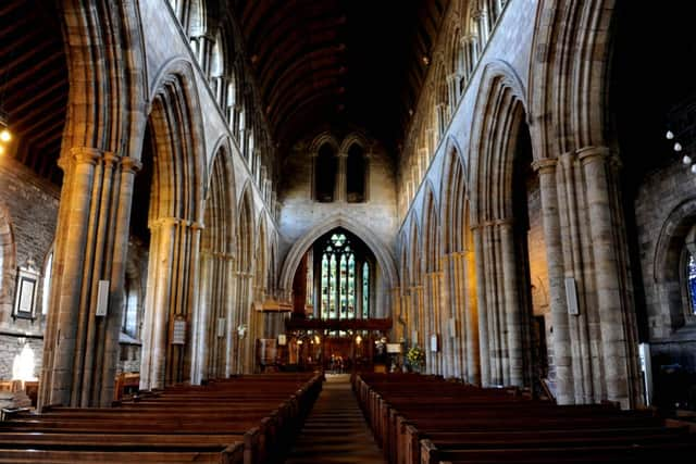 Dunblane Cathedral where the ceremony will take place. Pic; Lisa Ferguson