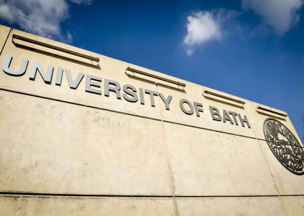 The University of Bath. Picture: PA
