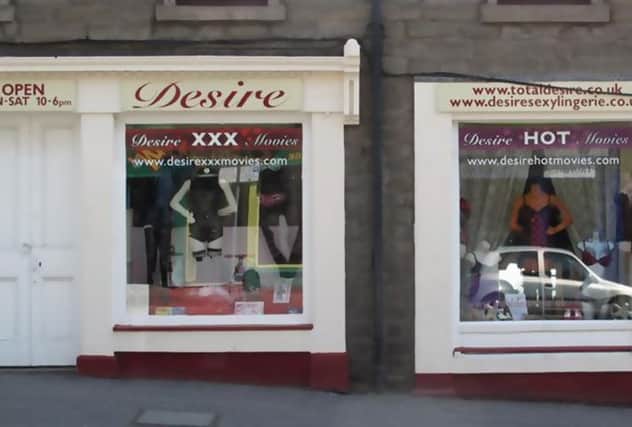 Neilson smashed his way into the Desire sex shop in Dundee. Picture: Google Maps