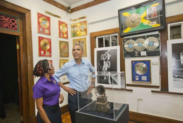 Barack Obama called for end of controversial therapy on a visit to Kingston, Jamaica. Picture: AP
