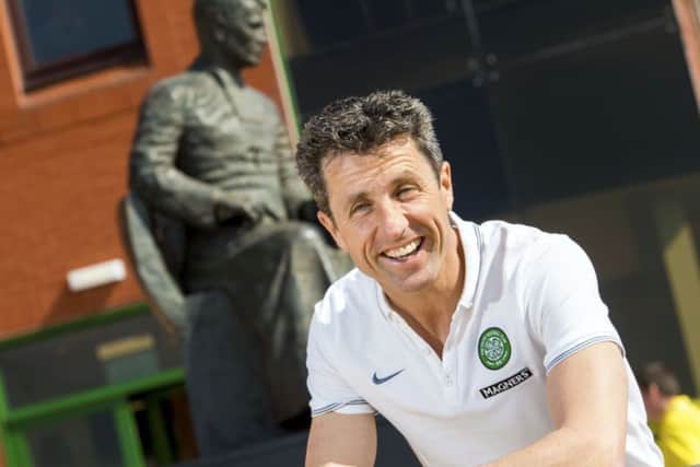 John Collins: All smiles. Picture: SNS