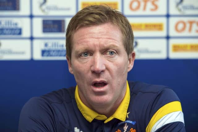 Gary Locke knows his side have two huge games coming up against Aberdeen and then Celtic. Picture: SNS