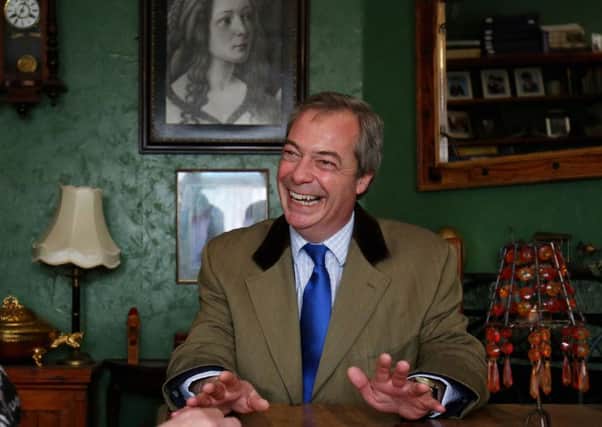 Nigel Farage has backed the Ukip candidate. Picture: PA