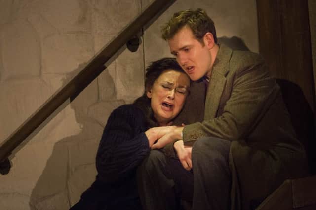 Kathryn Harries as the Kostelnicka and Sam Furness as Steva in Scottish Operas Jenufa. Picture: James Glossop