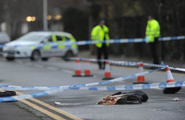 The scene of the attack last December on Gylemuir Road in Edinburgh. Picture: Neil Hanna