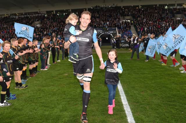 Al Kellock played what could be his last home game for the Warriors. Picture: SNS