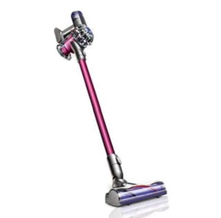 The V6 Absolute's retro futuristic appearance is typical of Dyson design. Picture: Contributed