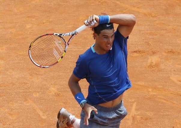 Rafael Nadal will return to his favourite surface as he bids for a ninth title in Monte Carlo. Picture: AFP/Getty
