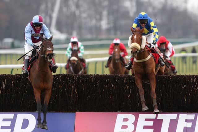 Lucinda Russells Milnathorttrained Lie Forrit carries Scottish hopes at Ayr. Picture: Getty