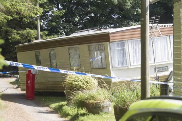 Nathaniel Cooper was teaching his girlfriend to drive when the car struck a caravan. Picture: Newsline