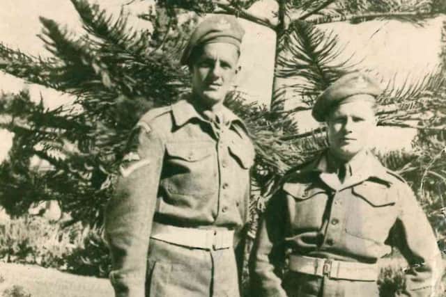 Donald Cameron (L), one of Lord Lovat's Scouts. Picture: Contributed