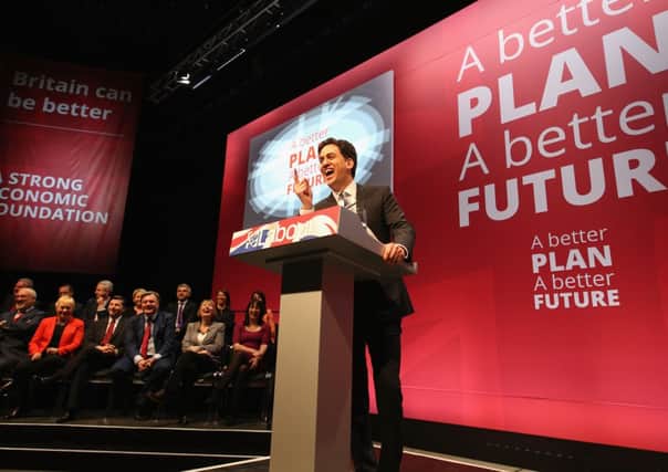 Ed Milibands launch speech was well received. Picture: Getty