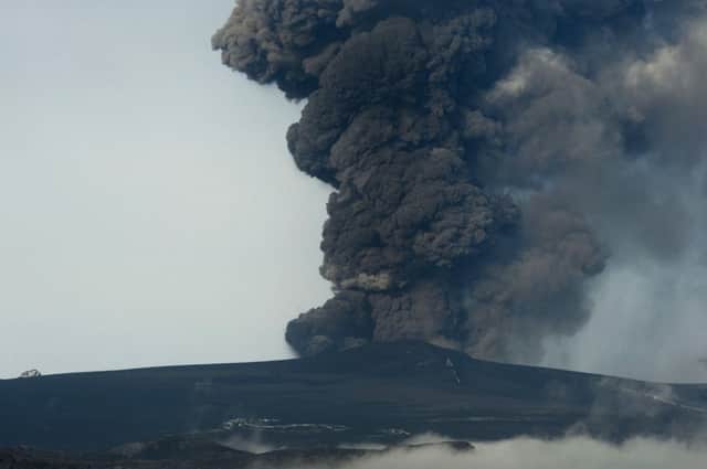 On this day in 2010 thousands of flights were disrupted because of ash in the air caused by an eruption in Iceland. Picture: Getty