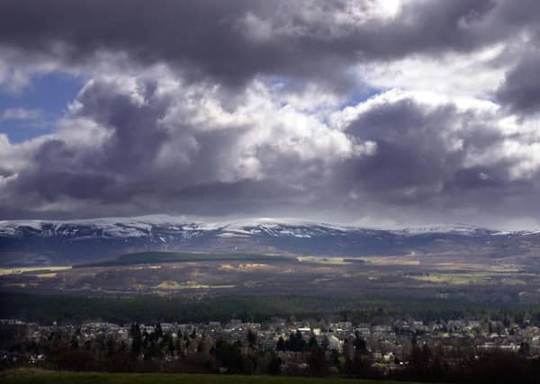 Grantown with Cromdale Hills in the background. Picture: Robert Perry