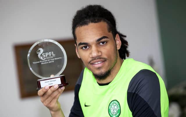 Denayer was yesterday named the SPFL Young Player of the Month for March. Picture: SNS