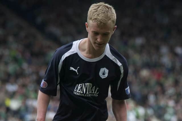 Craig Sibbald in Falkirk's cup semi final in 2013. Picture: SNS