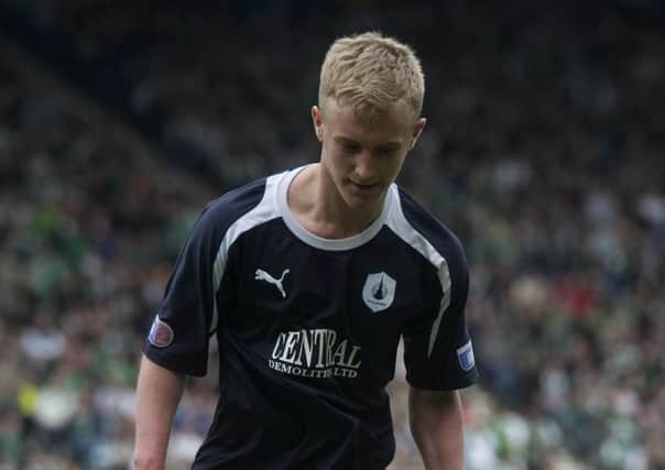 Craig Sibbald in Falkirk's cup semi final in 2013. Picture: SNS