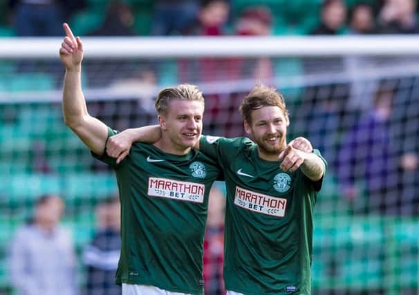 Jason Cummings, left, is confident of victory. Picture: SNS