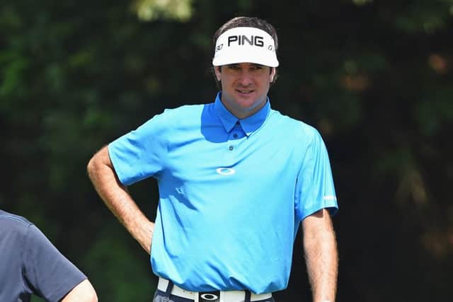 Bubba Watson during the proam prior to the start of the Shenzhen International. Picture: Getty