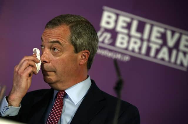 Nigel Farage launched his partys manifesto in Essex. Picture: Getty