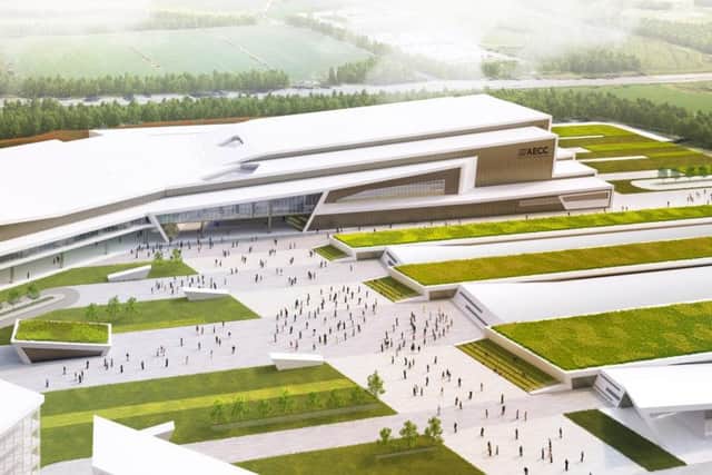 Artists impressions of the proposed Aberdeen Exhibition and Conference Centre