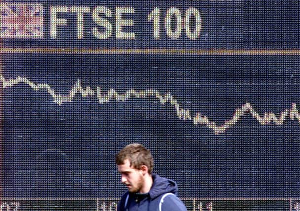 The FTSE 100 powered to a fresh high of 7,096.78. Picture: AP