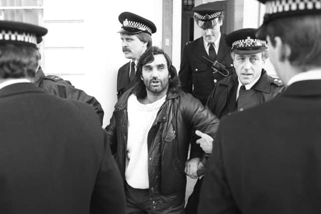 George Best's lack of self-control landed him in trouble many times. Picture: Getty