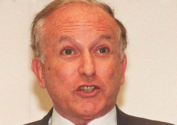 Labour peer Lord Greville Janner, pictured in 1996, will not be put on trial. Picture: PA
