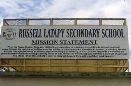 Back home in Port of Spain, a school is named after the local hero. Picture: Contributed