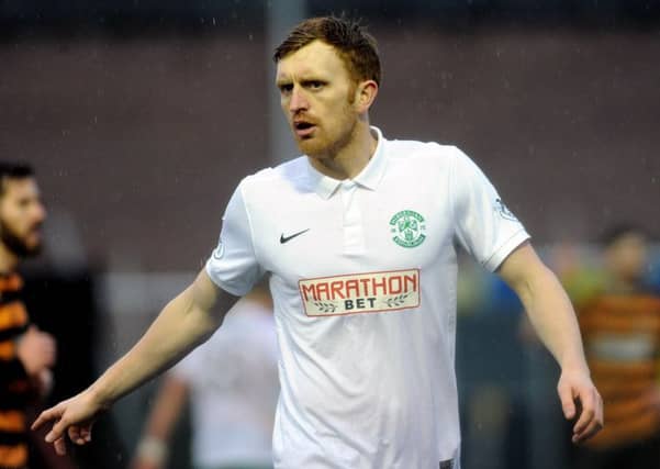 Hibs' Liam Craig. Picture: Lisa Ferguson