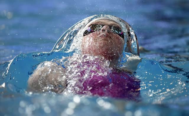 Hannah Miley in action in the womens 200m individual medley during the British Swimming Championships. Picture: PA