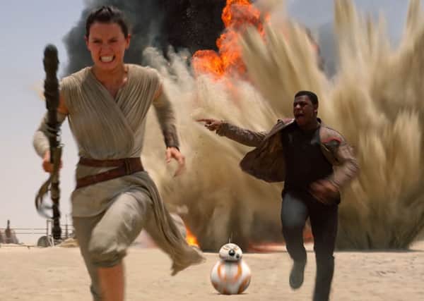 This image released by Lucasfilm shows a scene from "Star Wars: The Force Awakens." Picture: AP
