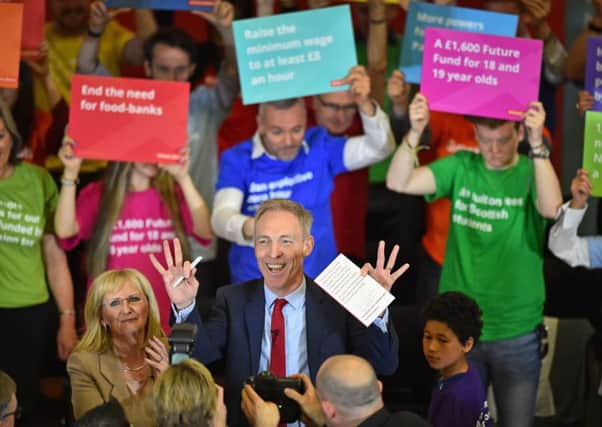 Jim Murphy unveils Scottish Labour's election manifesto in Glasgow. Picture: Getty
