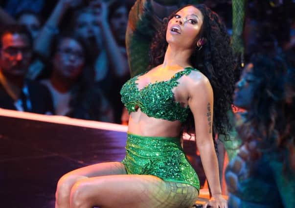 Nicki Minaj just about managed to string a stage show out of her rap material. Picture: Getty