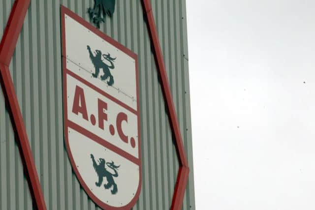 The old Airdrie badge. Picture: SNS